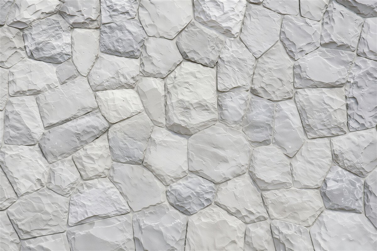 Fotobehang crème stenen muur natuurlijke structuur voor de woonkamer