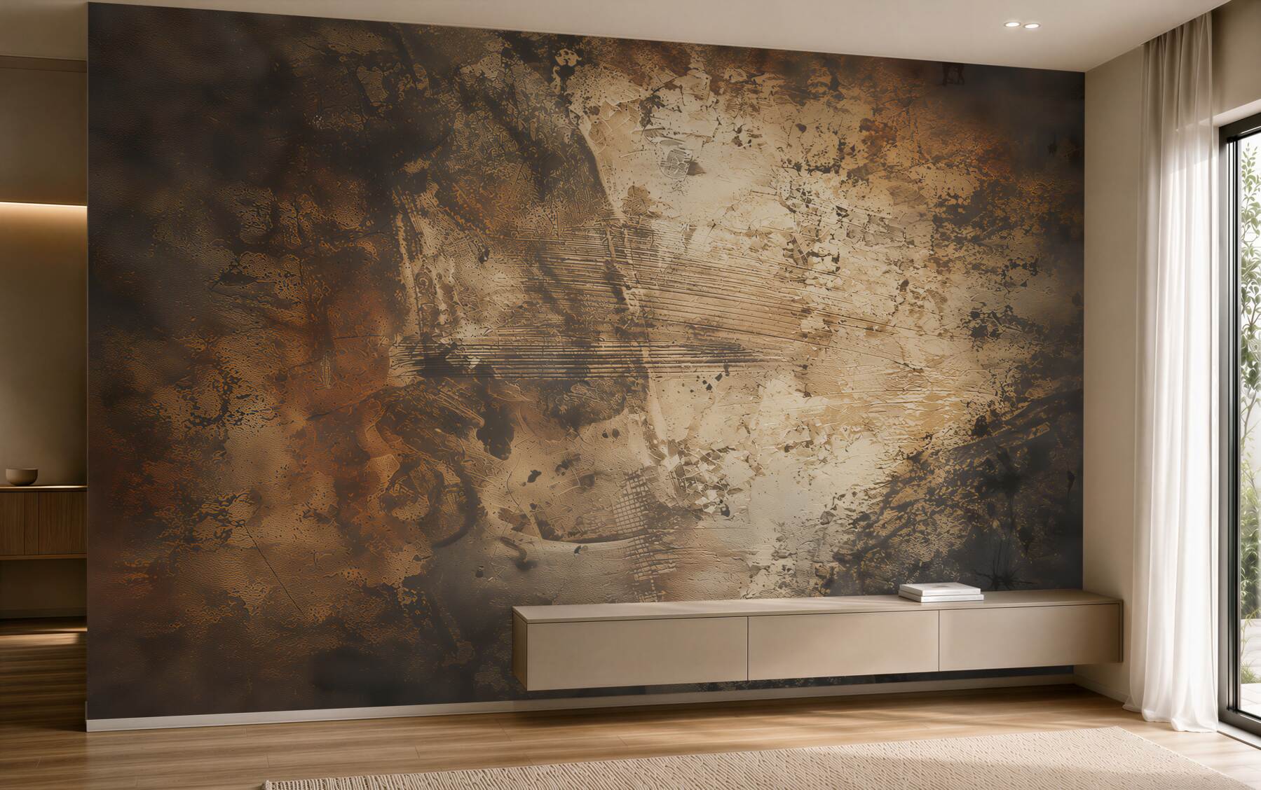 Fotobehang natuurlijke grunge