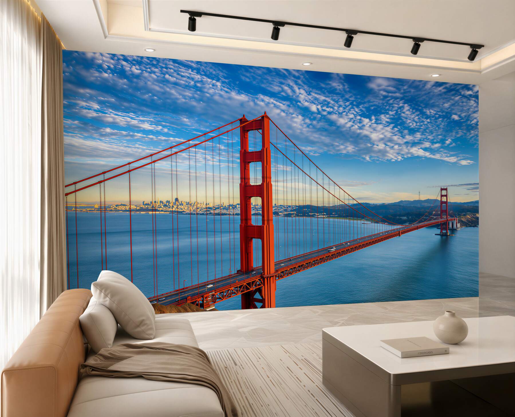 Fotobehang uitzicht op de Golden Gate Bridge