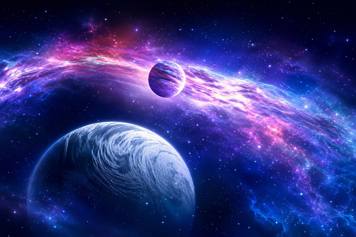 Fotobehang onbekende kosmische ruimtes