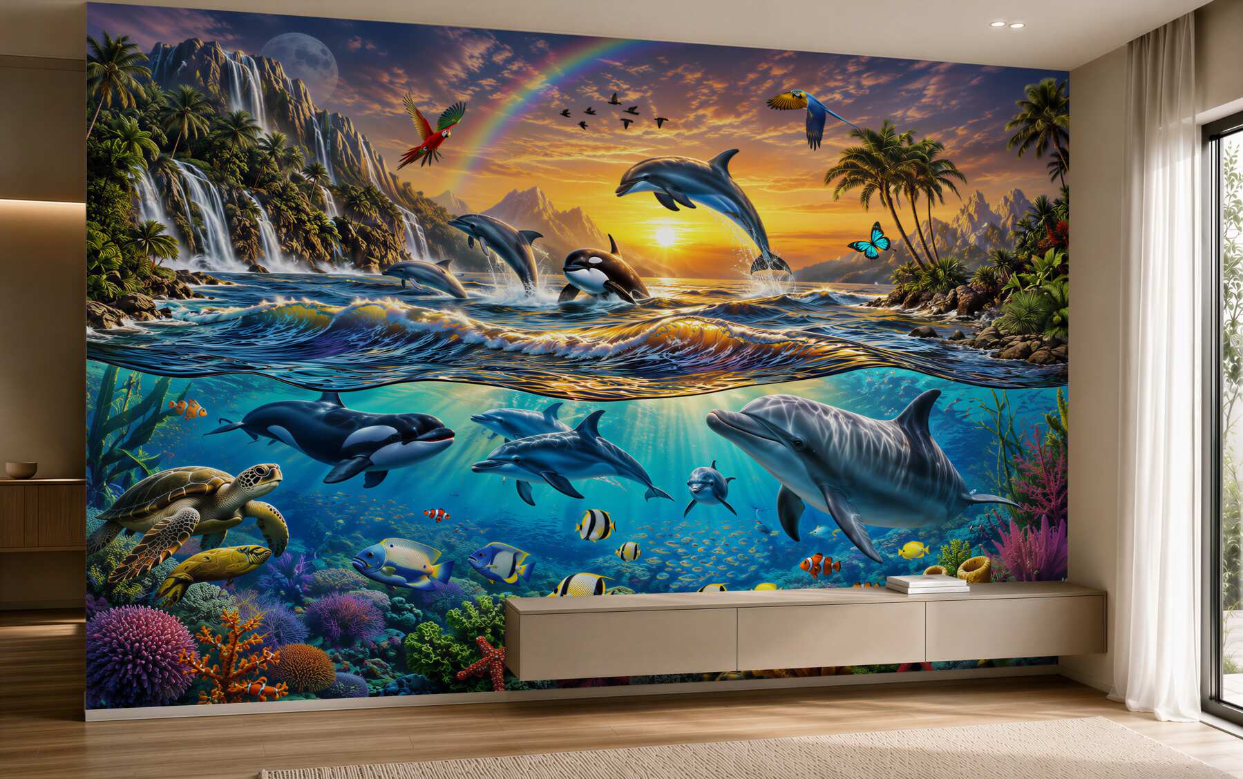 Fotobehang paradijselijke baai