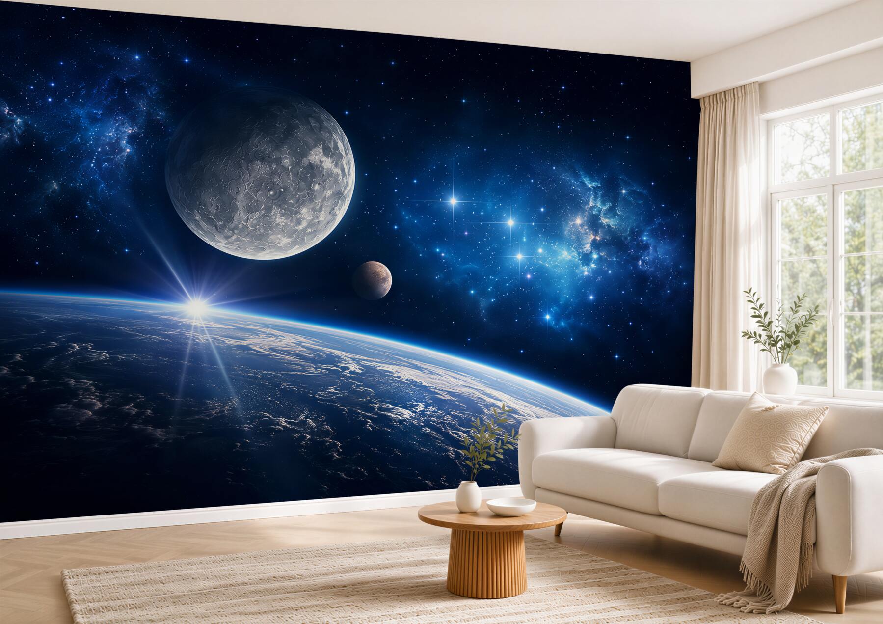 Fotobehang Kosmische ruimte, lucht en atmosfeer