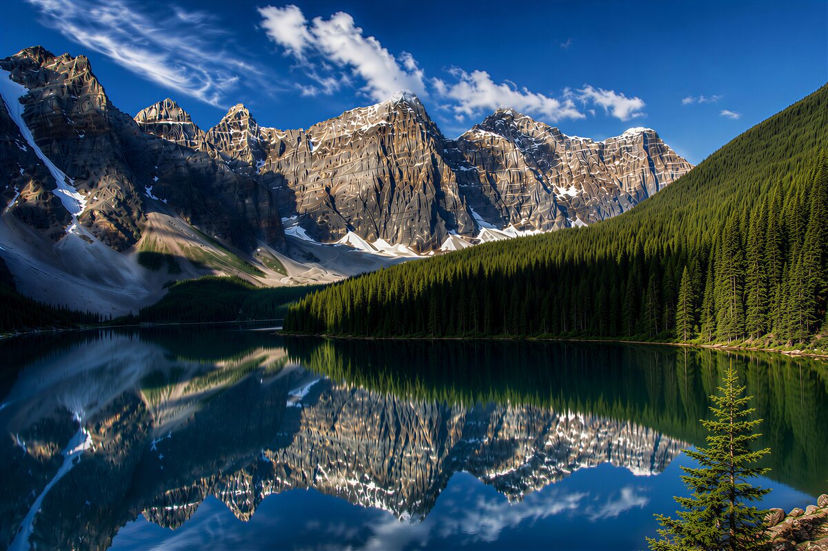 Fotobehang Lake Louise in Banff