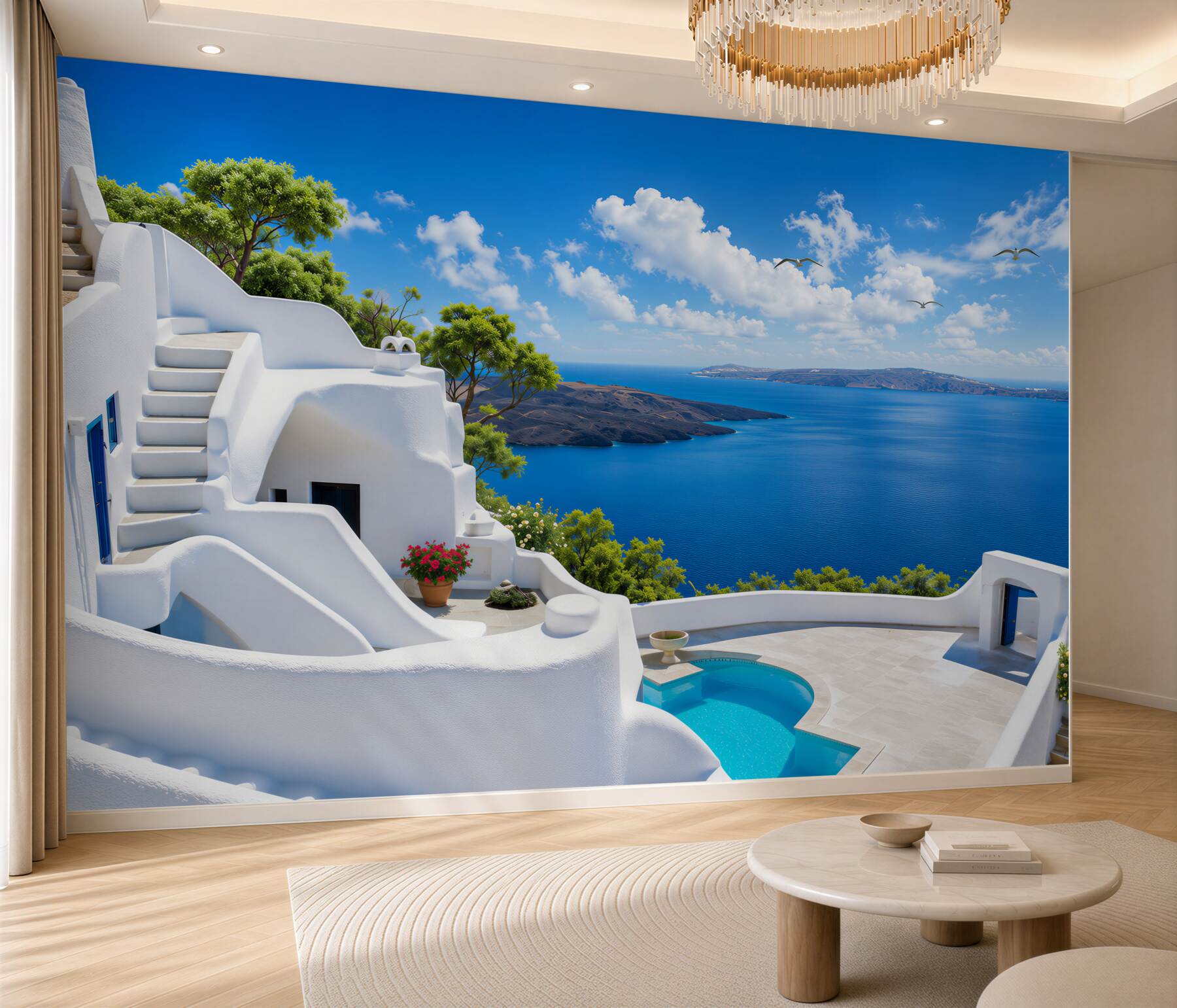 Fotobehang Grieks eiland Santorini