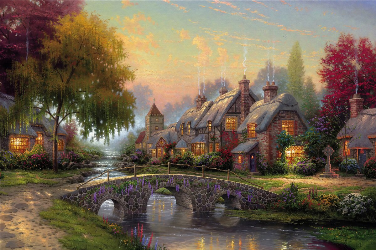 Fotobehang Plattelandslandschap