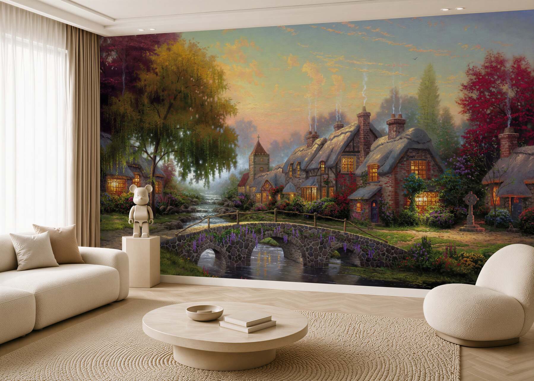 Fotobehang Plattelandslandschap