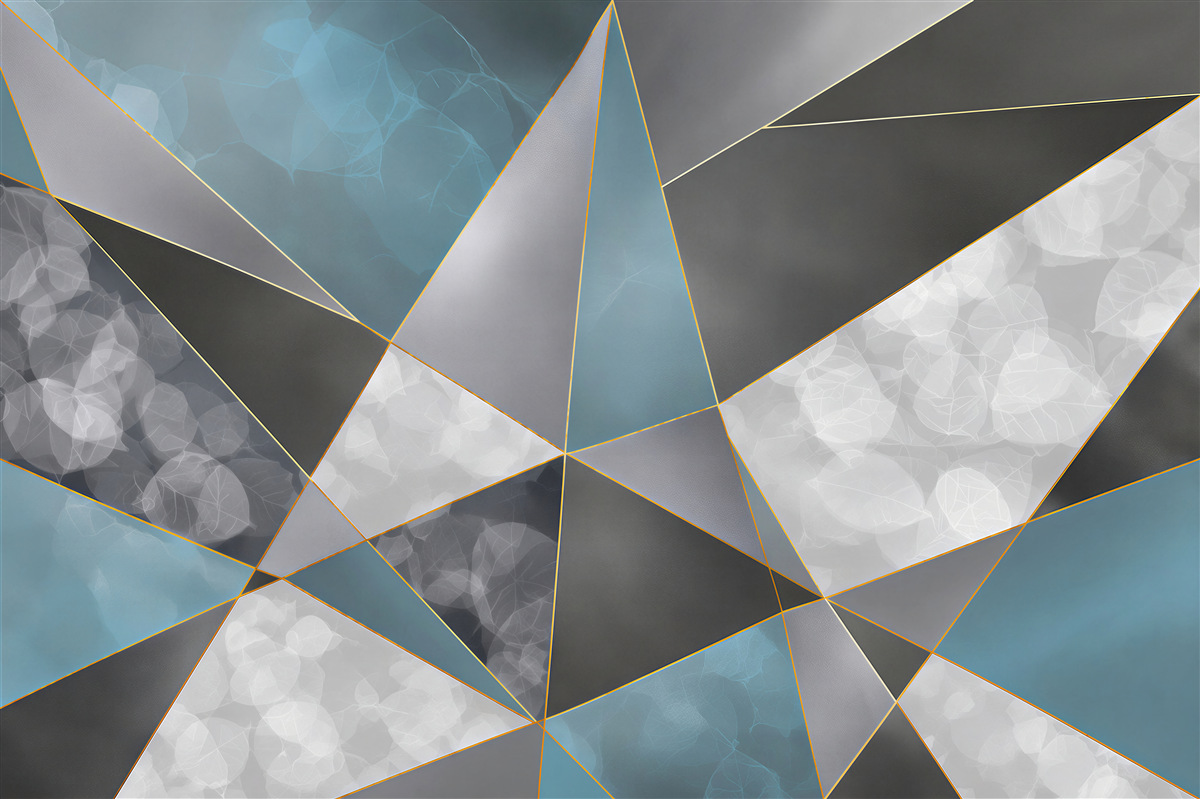 Fotobehang buitengewoon geometrische achtergrond