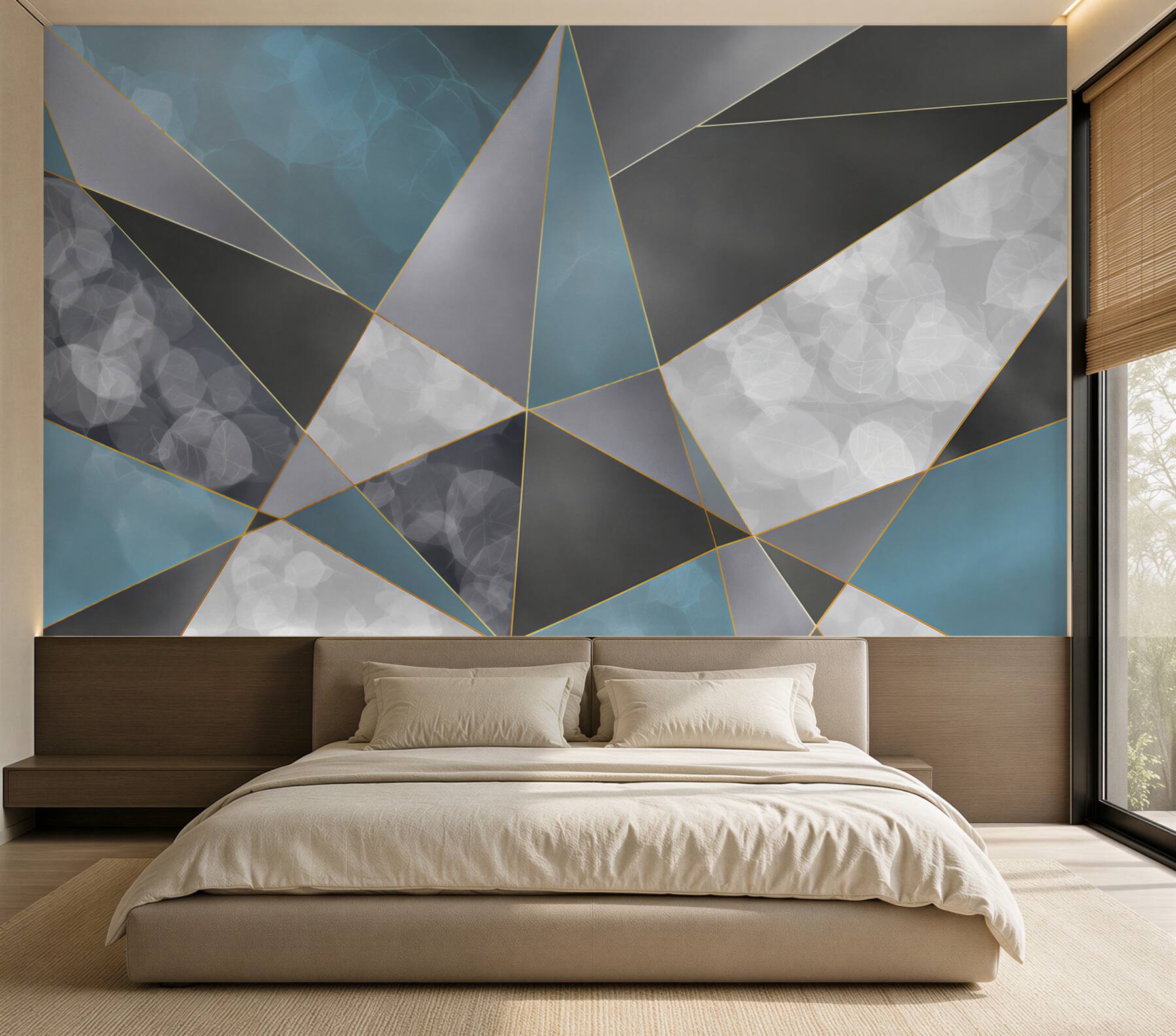 Fotobehang buitengewoon geometrische achtergrond