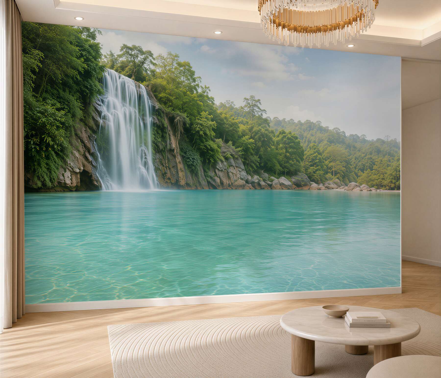 Fotobehang Waterval