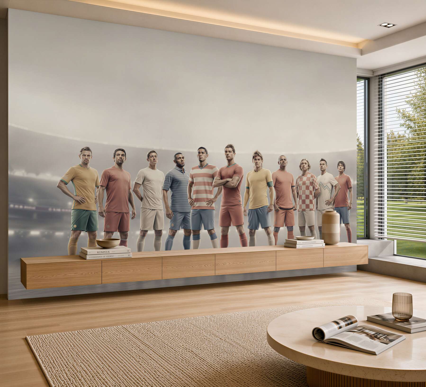 Fotobehang Voetbal