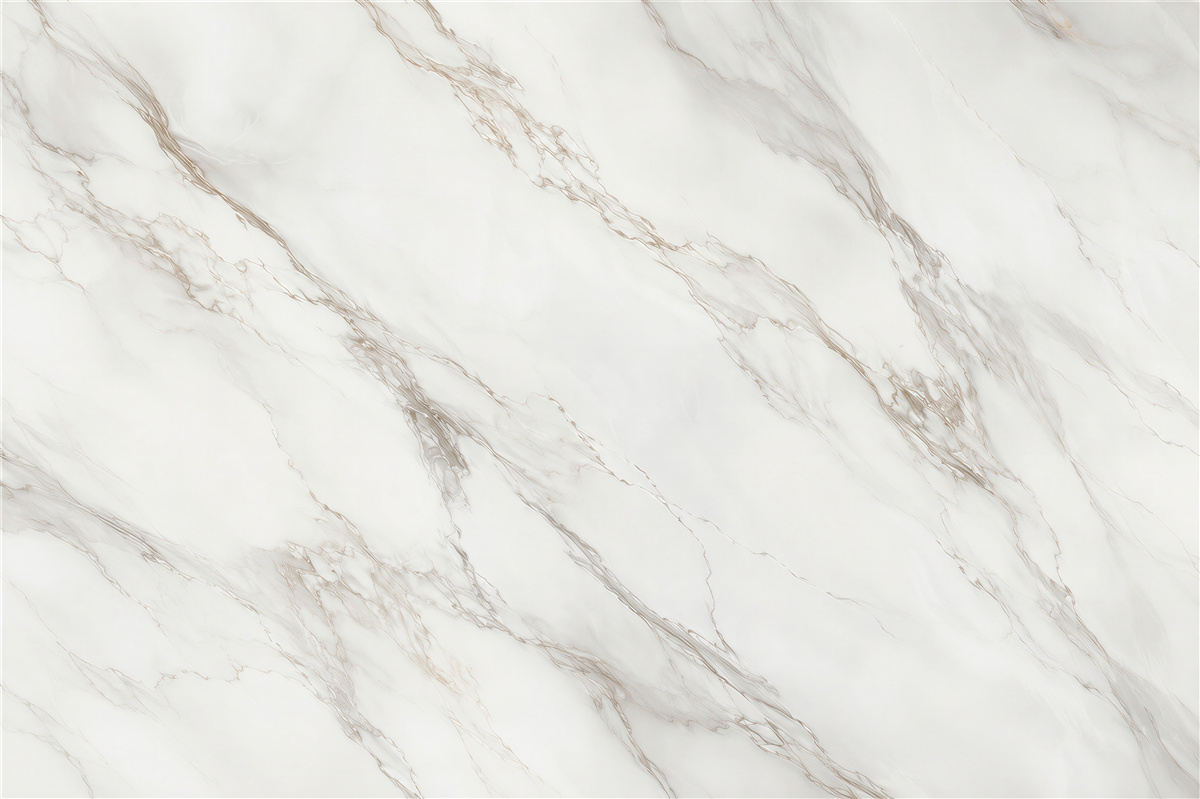 Fotobehang witte marmer met delicate beige aderen moderne elegantie