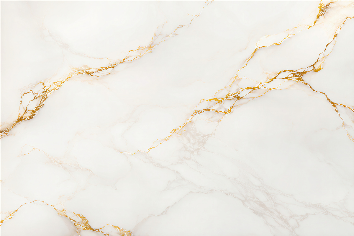 Fotobehang witte marmer met gouden aderen elegant voor een modern interieur