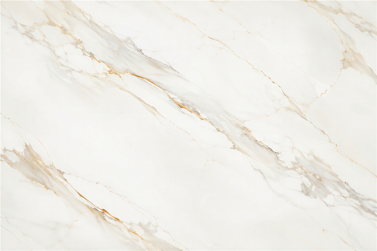 Fotobehang witte marmer met delicate gouden aderen voor een elegant woonkamer