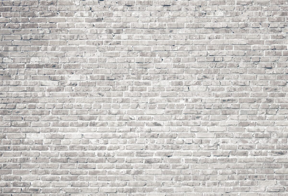 Fotobehang grijs en witte bakstenen muur