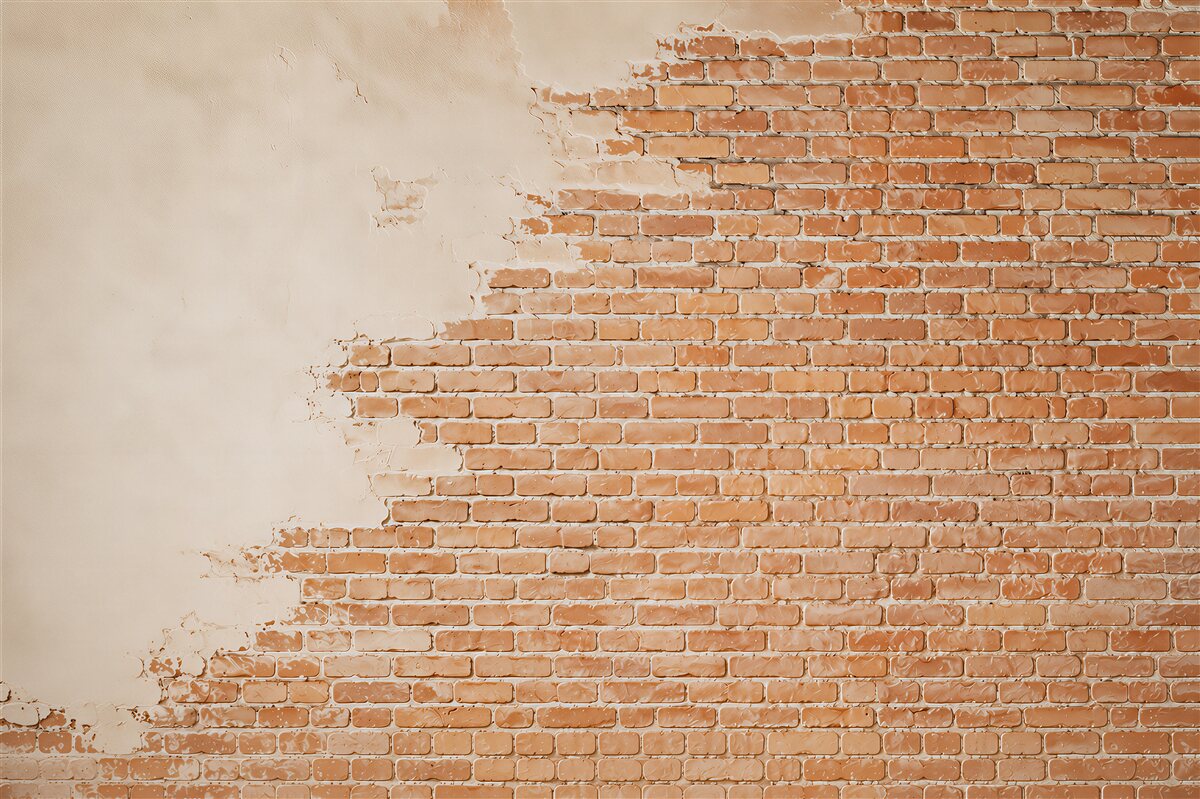 Fotobehang grote scheur in de muur