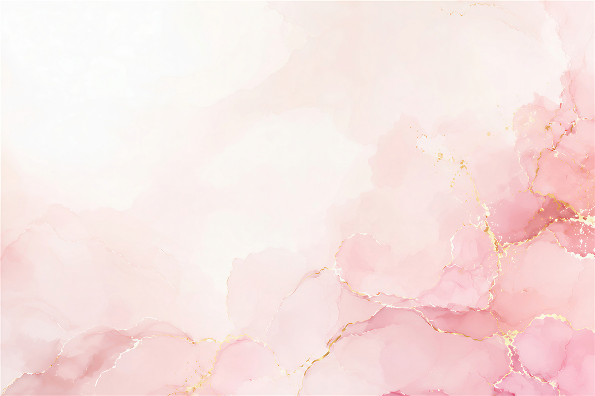 Fotobehang delicate witte en roze marmer