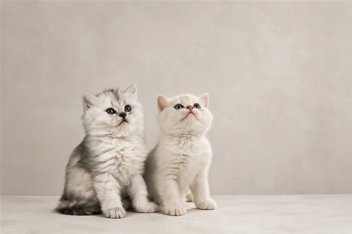 Fotobehang verschillende katten die observeren