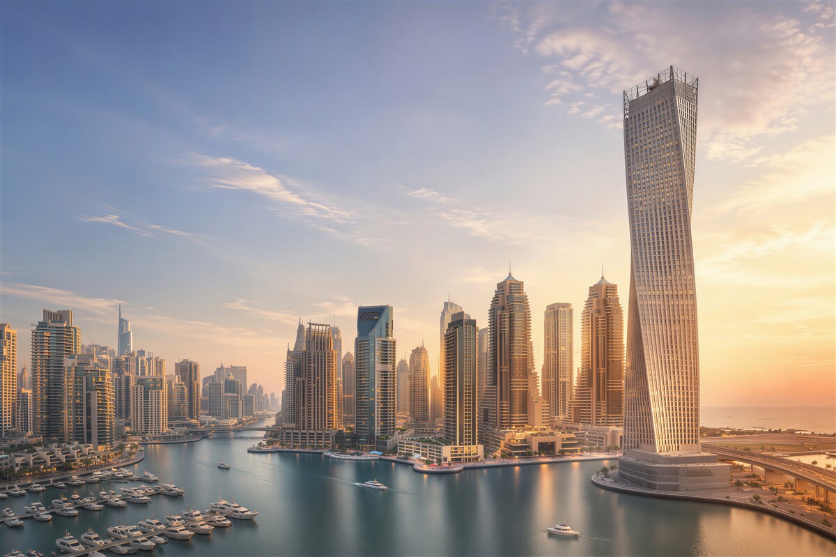 Fotobehang stadslandschap van Dubai