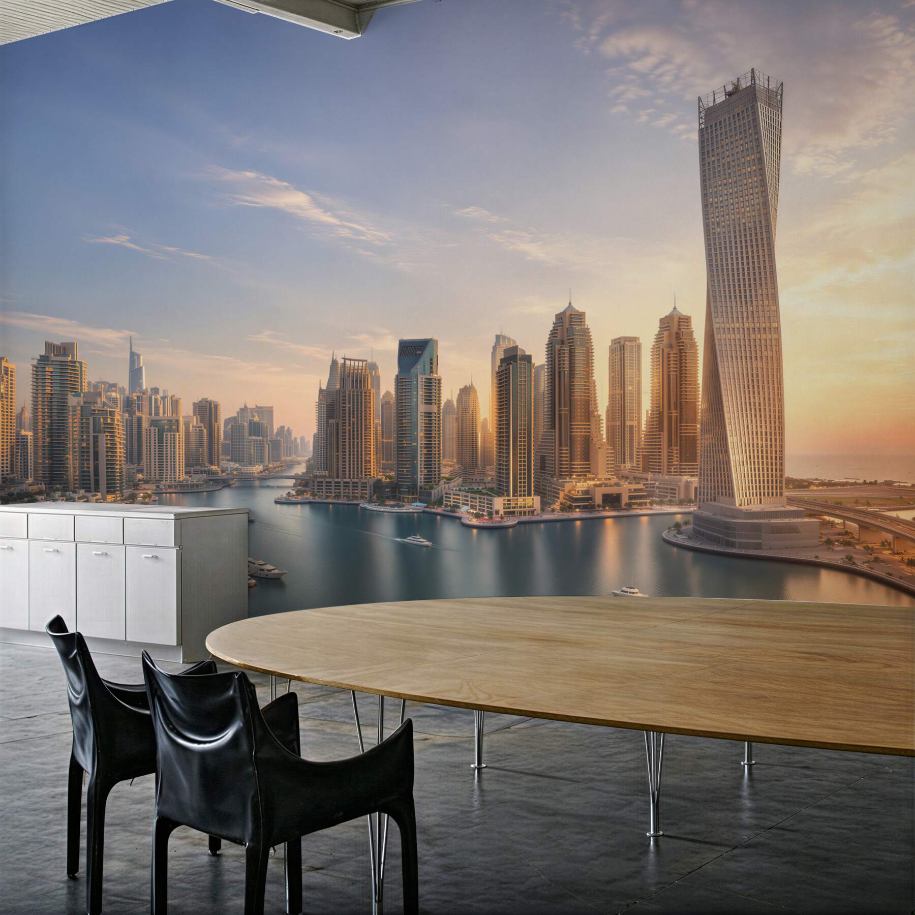 Fotobehang stadslandschap van Dubai