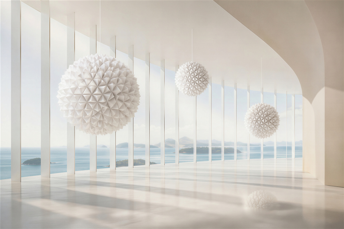 Fotobehang stekelige ballen in een visuele gang