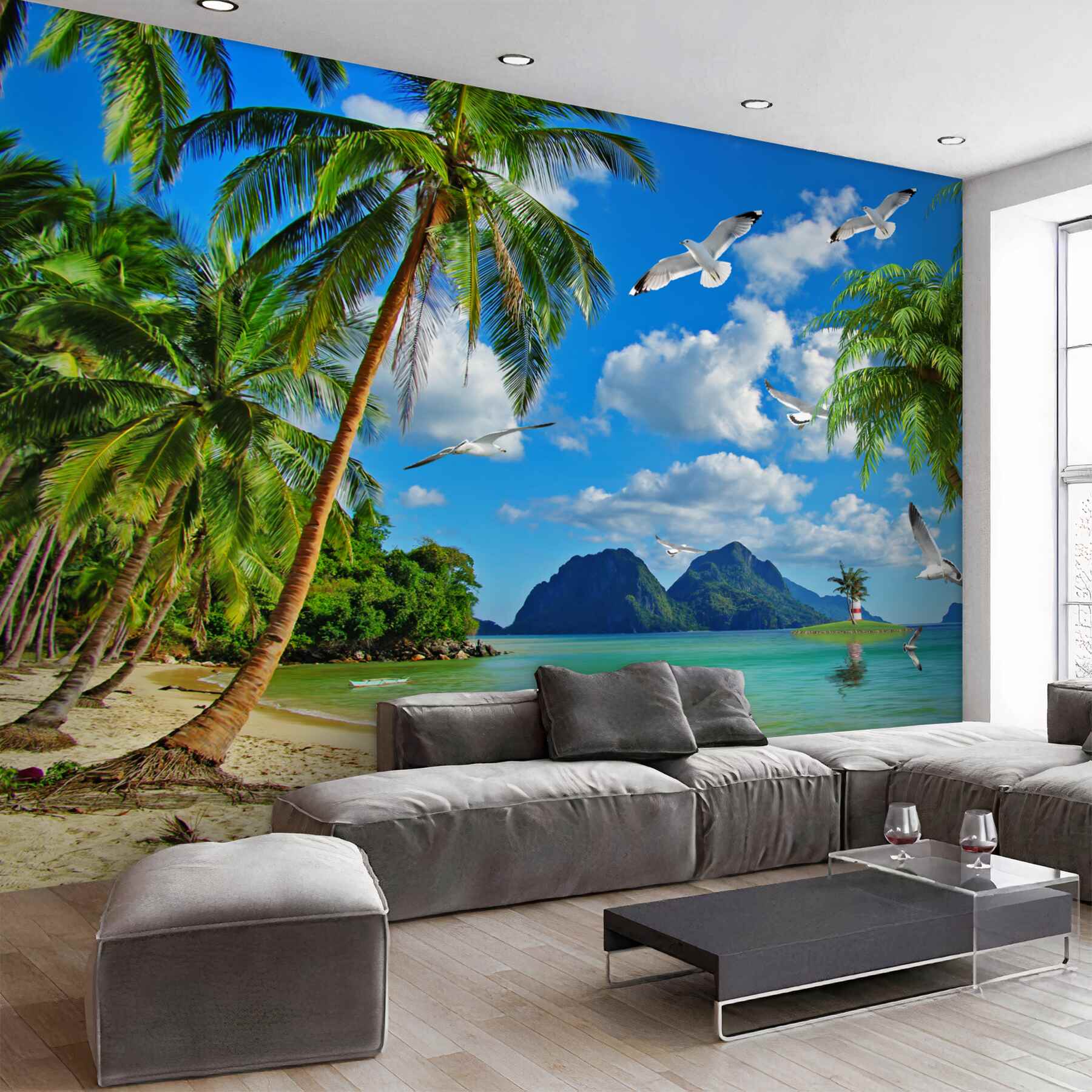 Fotobehang tropisch paradijs