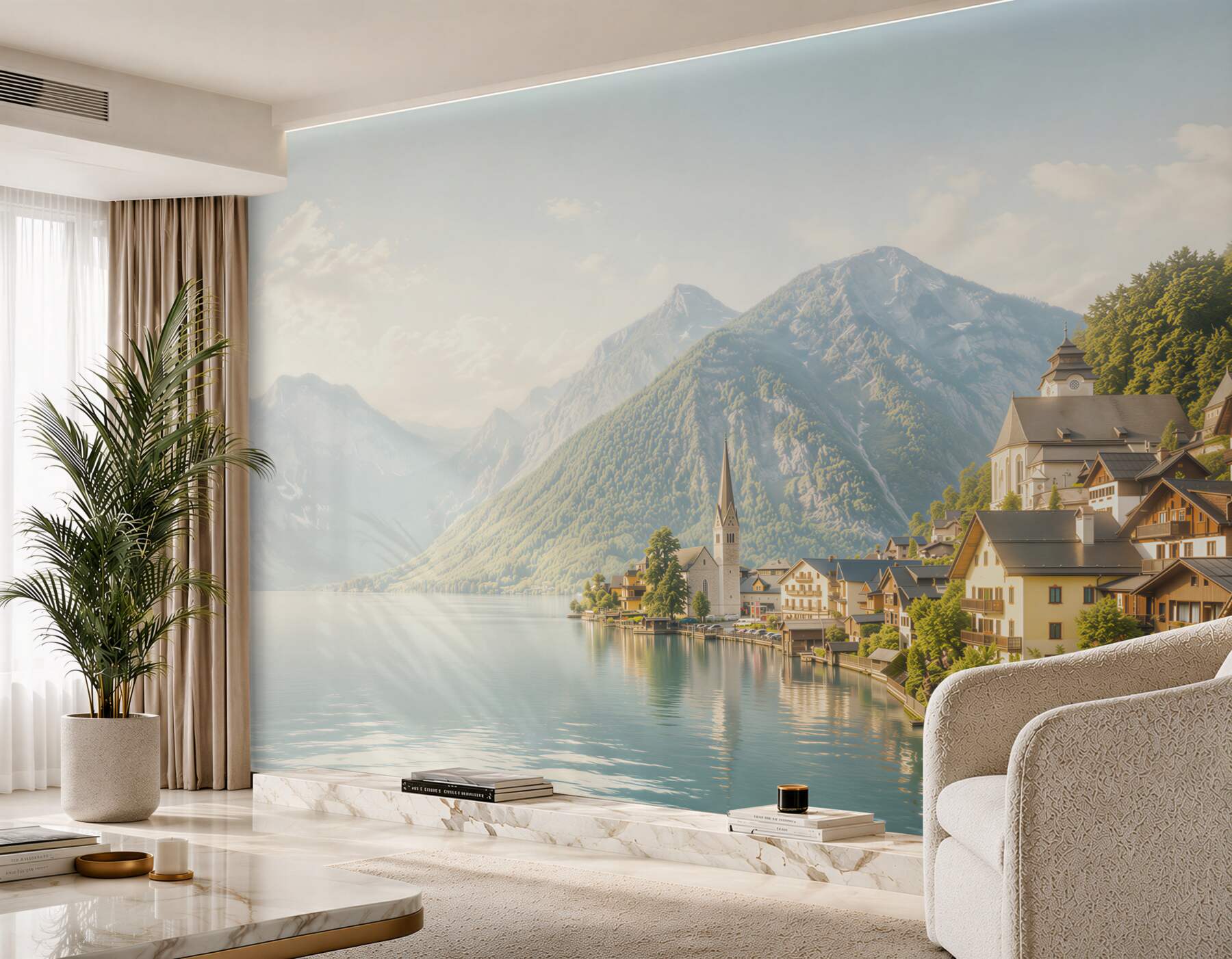 Fotobehang ongelooflijk Oostenrijks Hallstatt