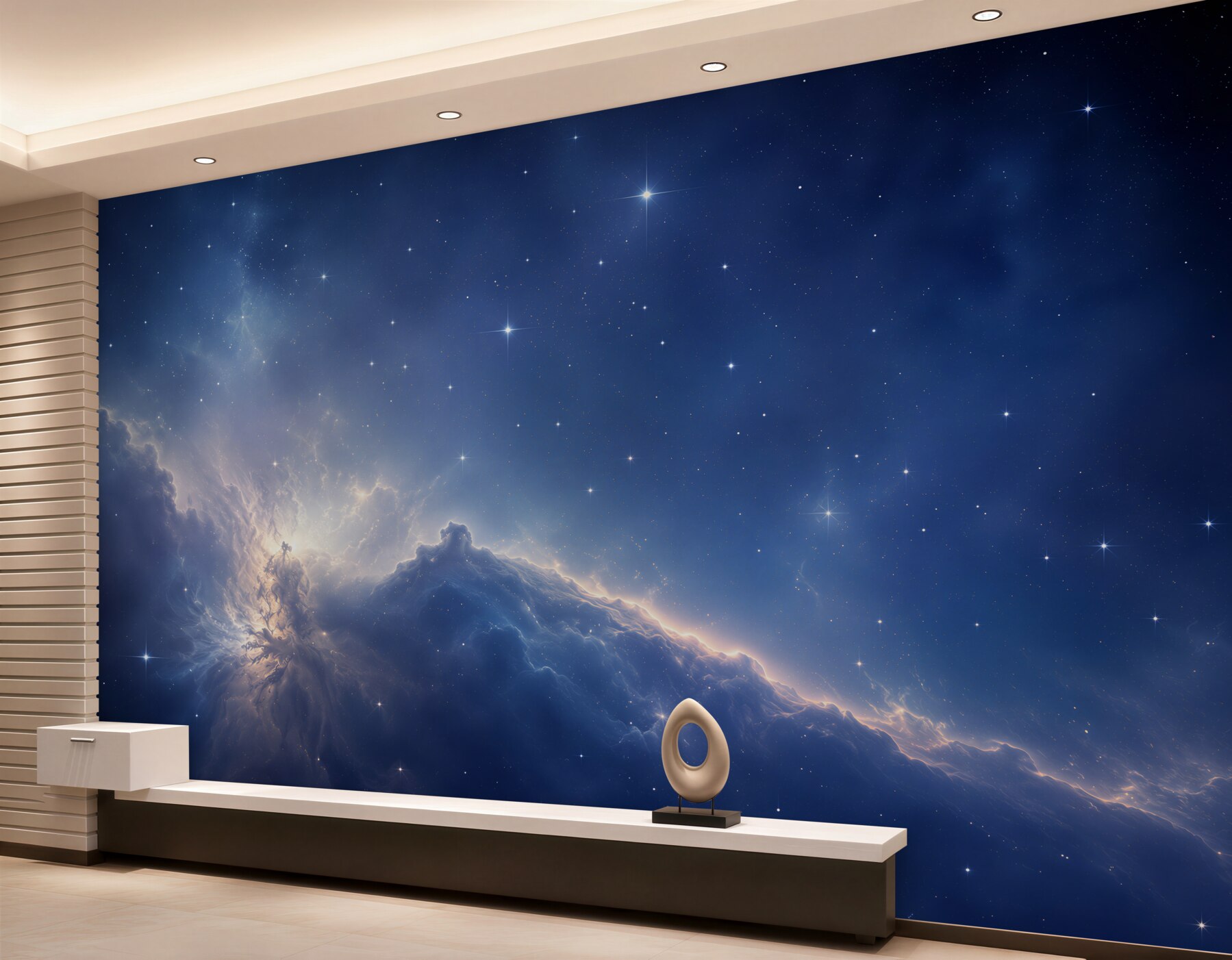 Fotobehang sterrennacht in de ruimte