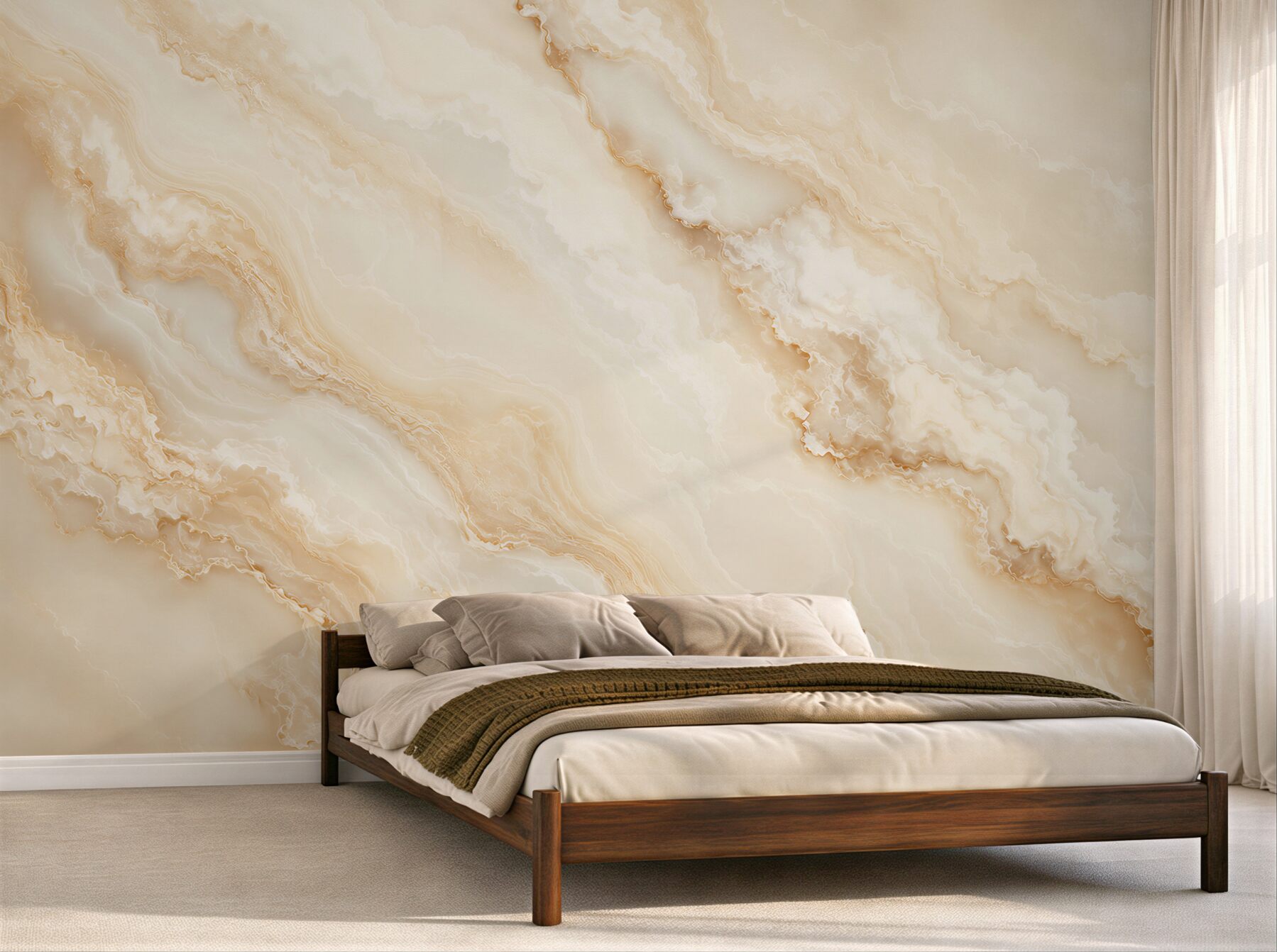 Fotobehang onyx gevangen in vervaging