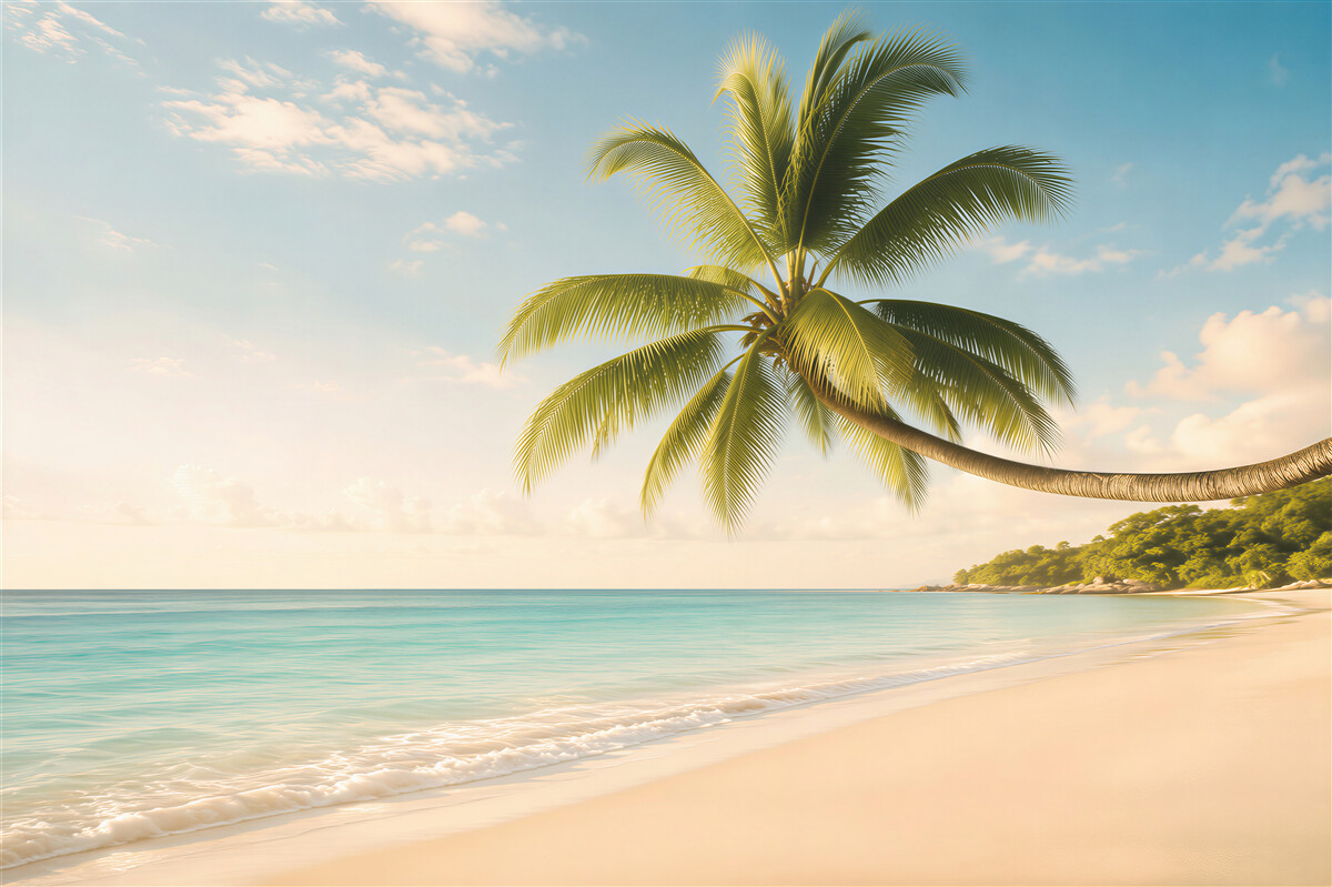Fotobehang mooie natuur van de Seychellen