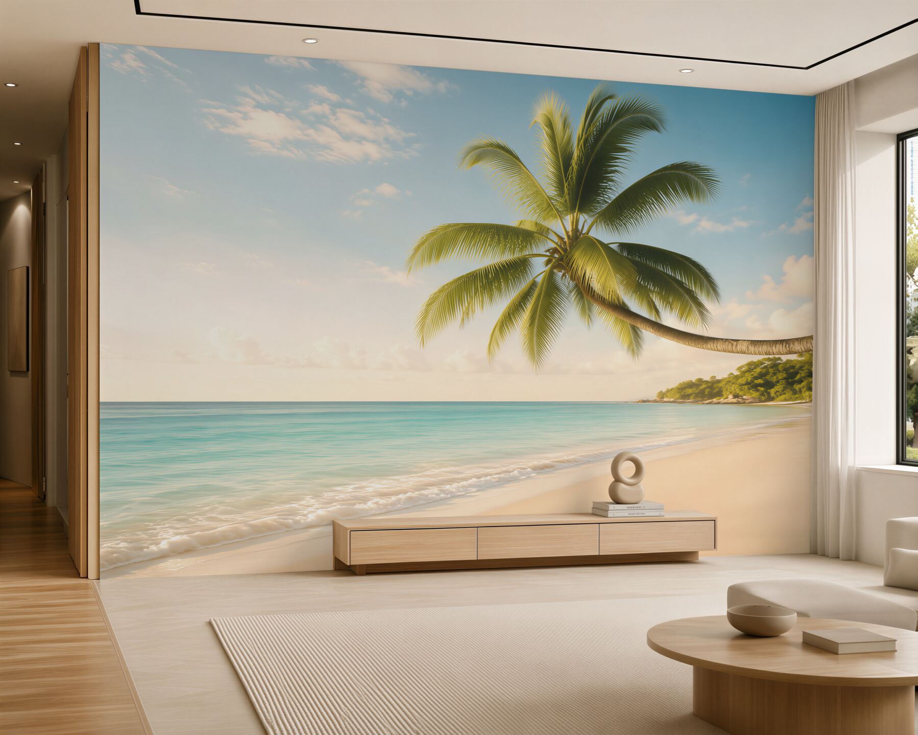 Fotobehang mooie natuur van de Seychellen