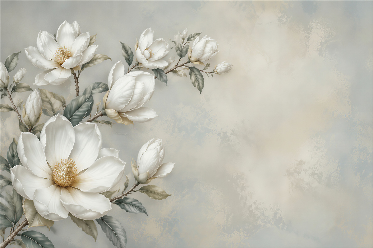 Fotobehang Magnolia