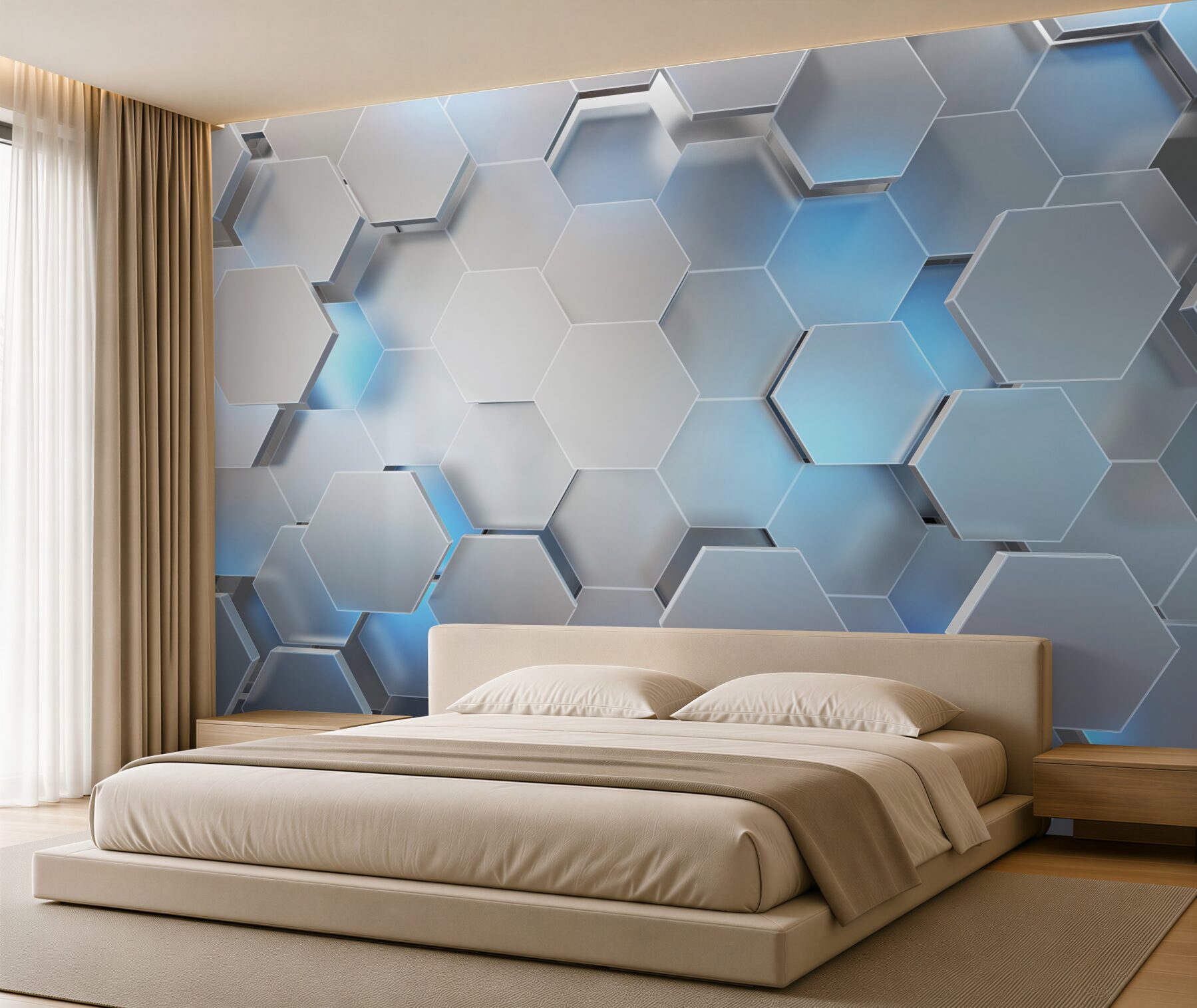 Fotobehang 3D Honing