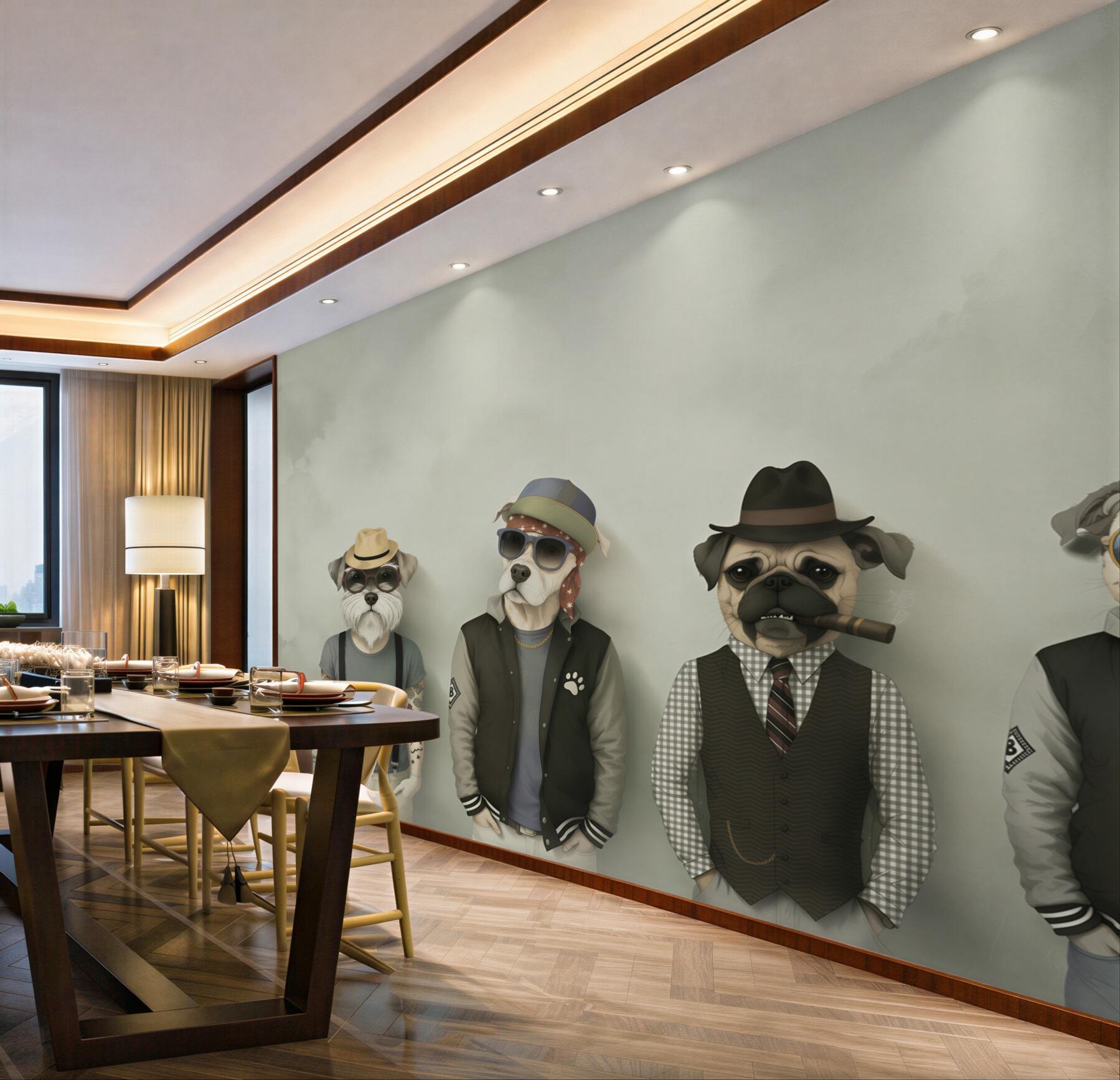Fotobehang Illustratie, kunst