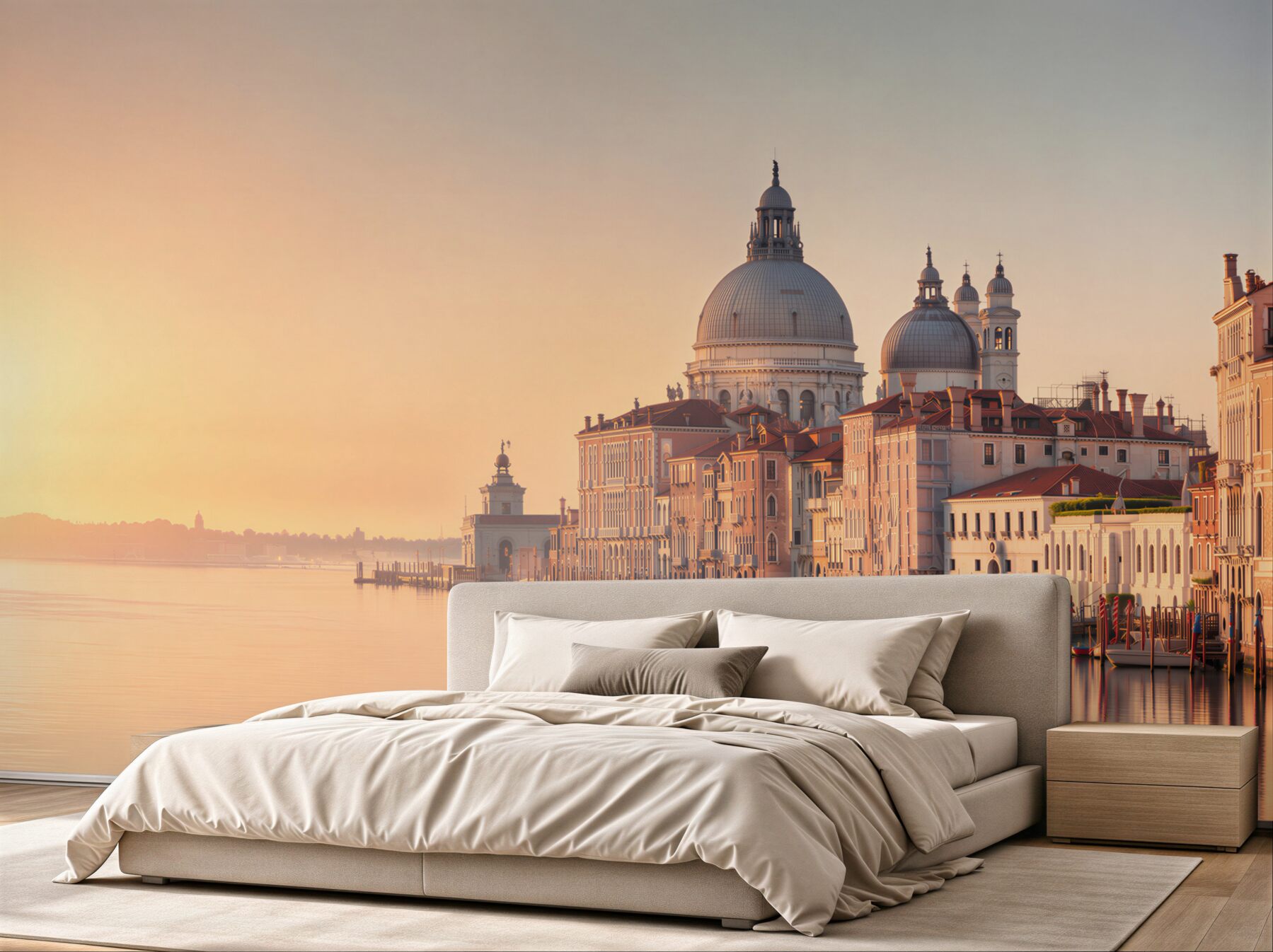 Fotobehang Venetië bij zonsondergang