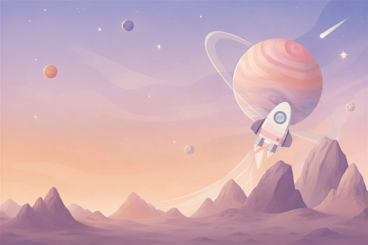 Fotobehang ruimte astronaut