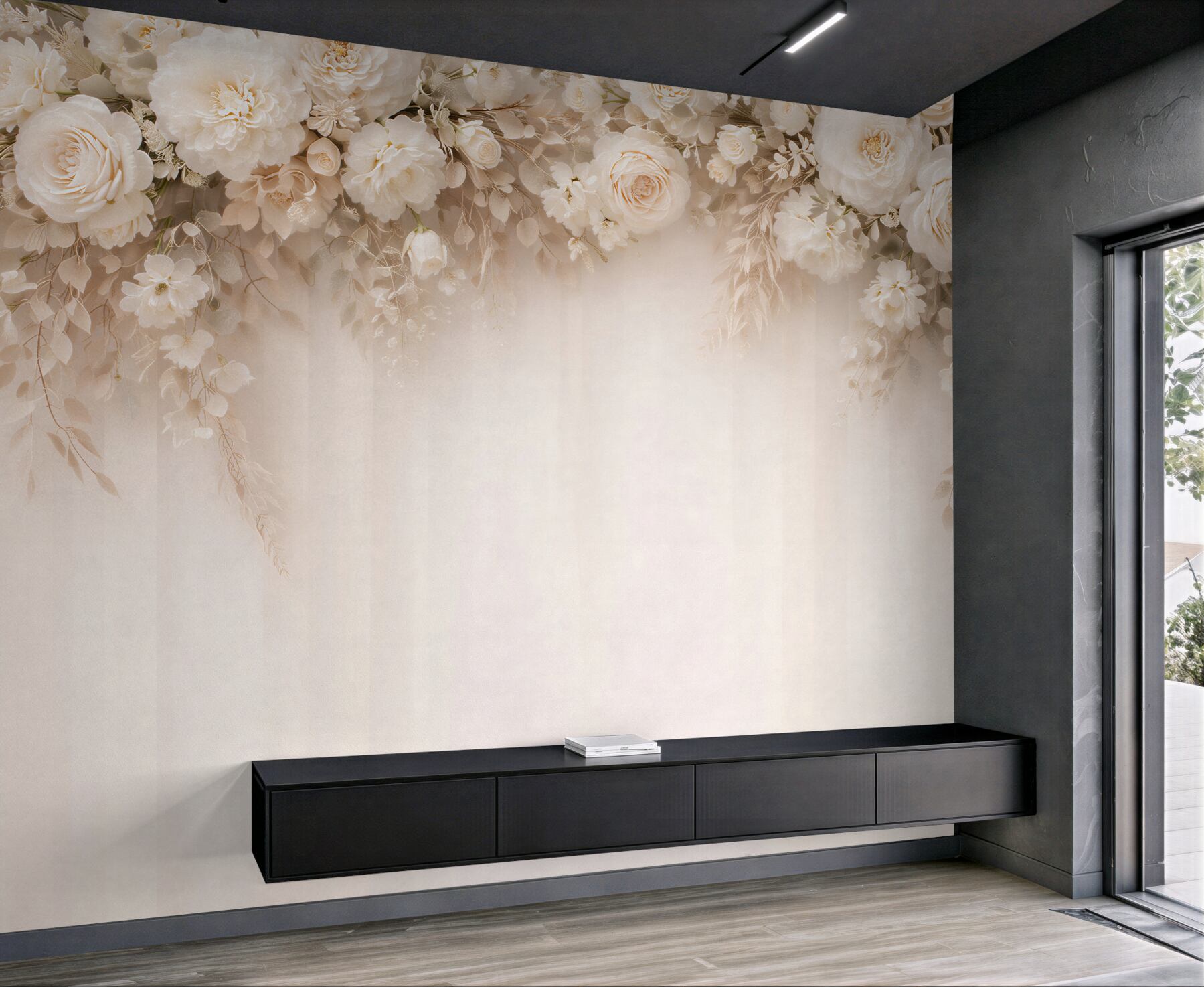 Fotobehang crêmelelijke elegantie