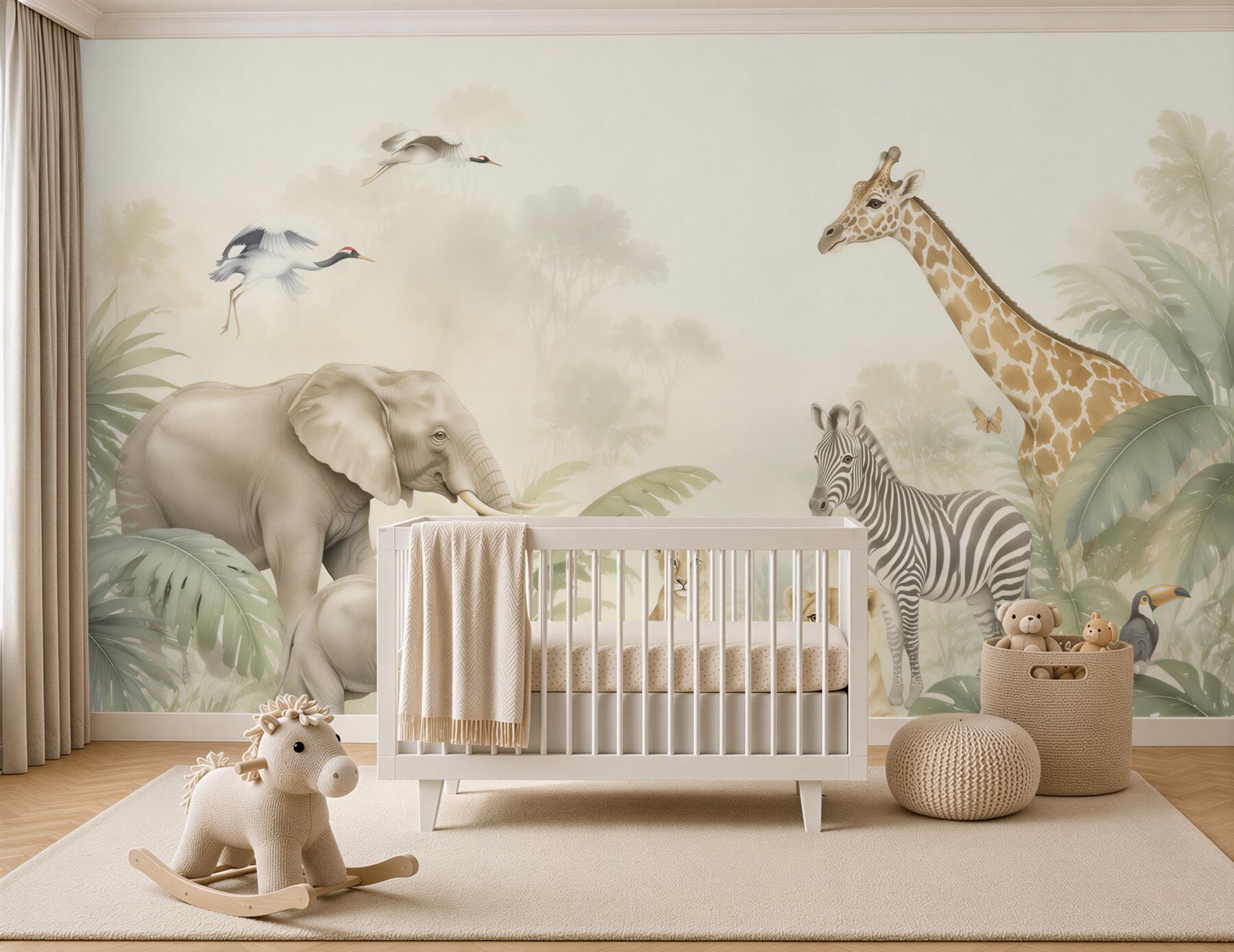 Fotobehang Grote tropische dieren