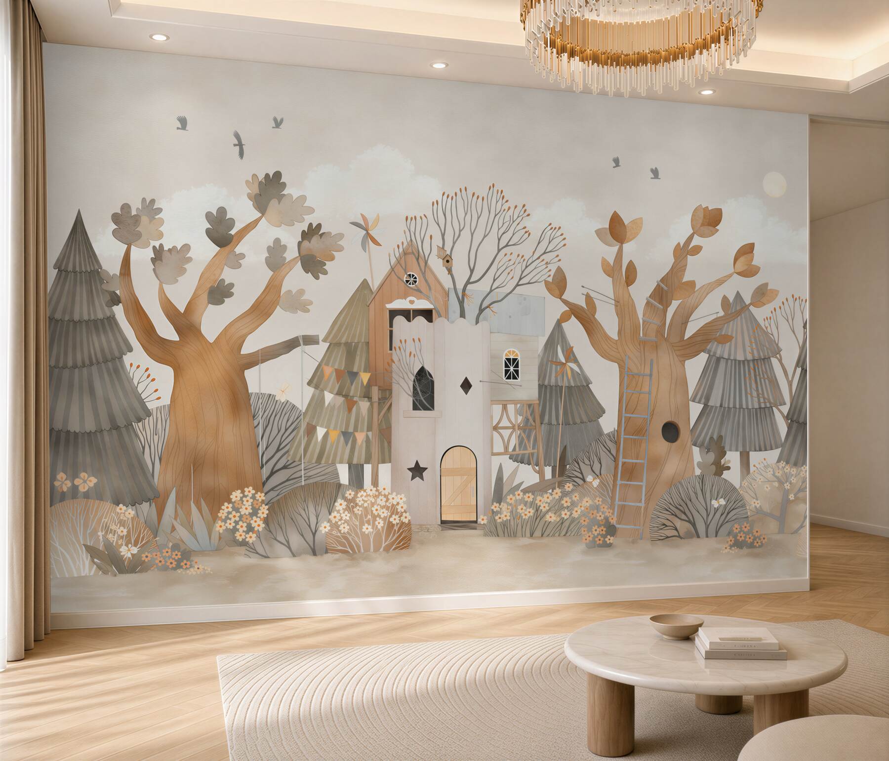 Fotobehang Ongelofelijke bomen