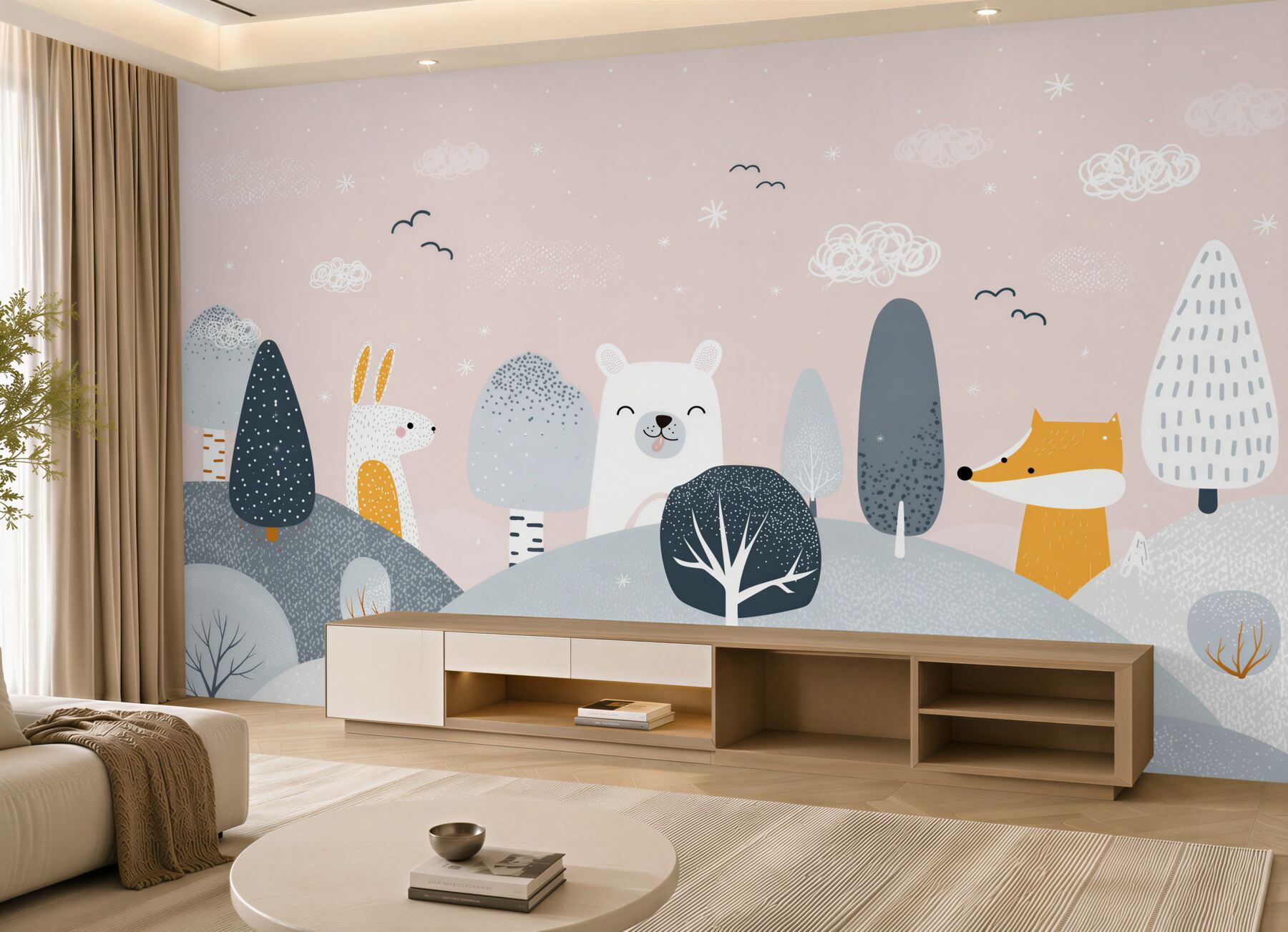 Fotobehang Nieuwsgierige dieren