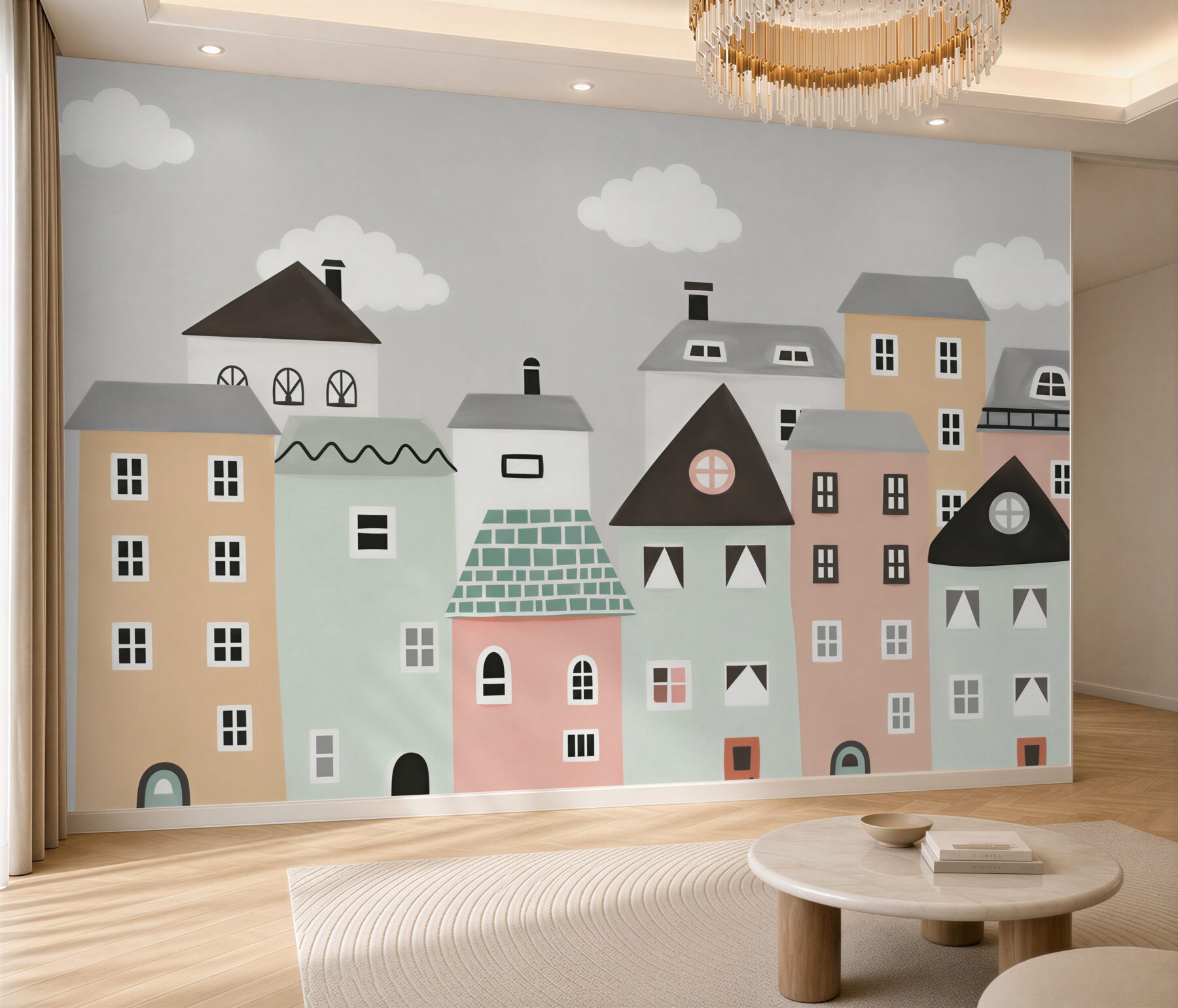 Fotobehang bijzondere huizen