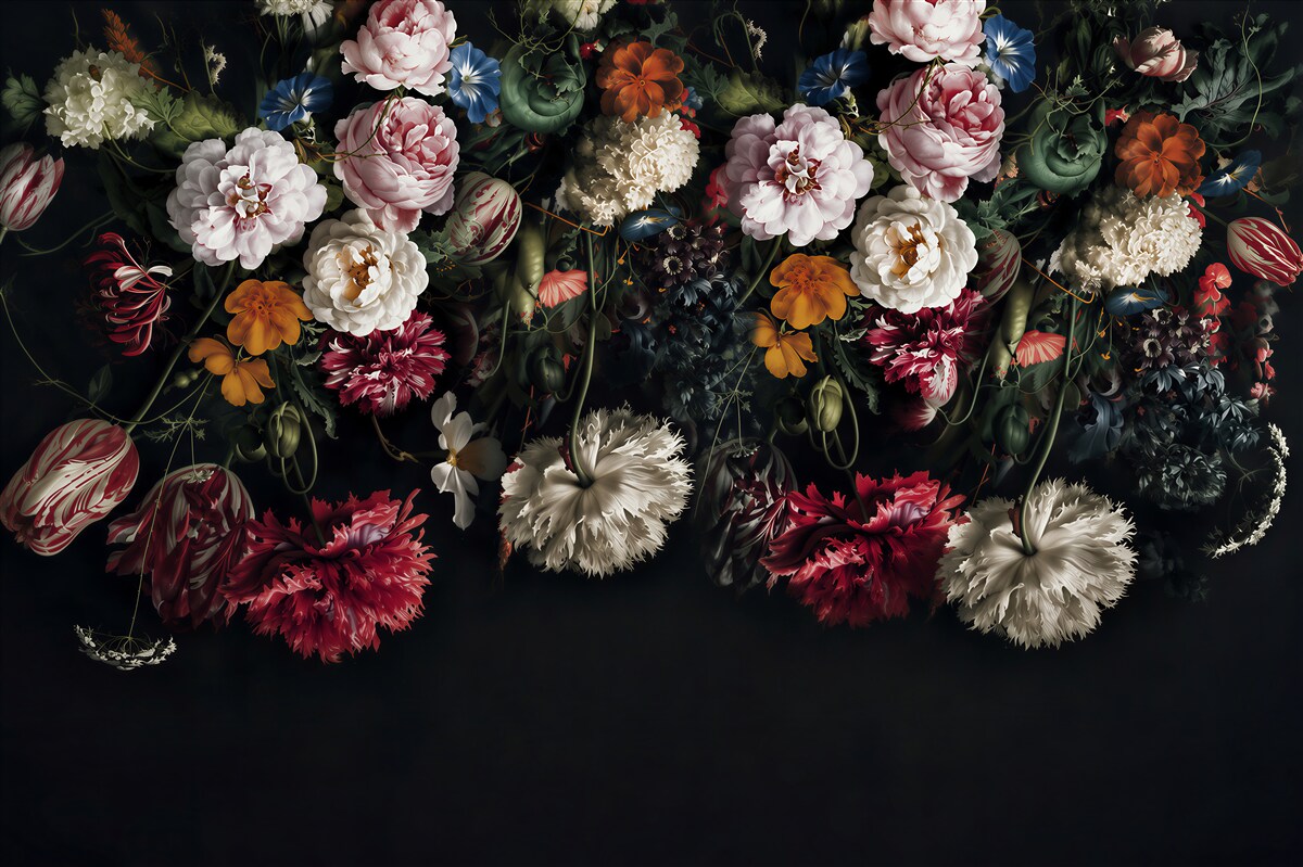 Fotobehang Snijbloemen, bloem en hedendaagse kunst