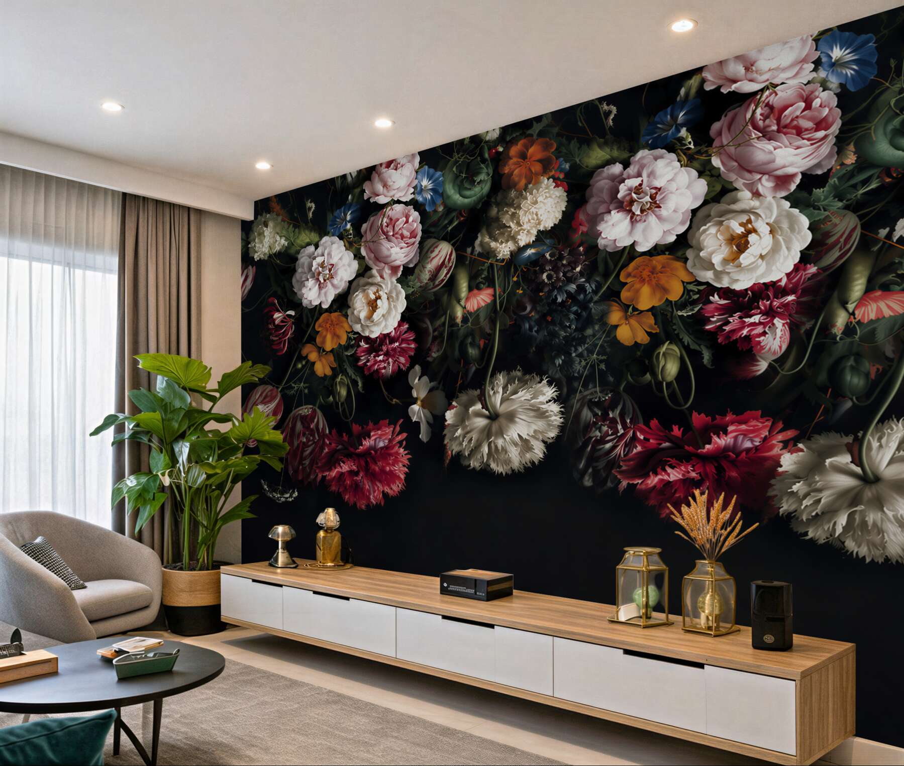 Fotobehang Snijbloemen, bloem en hedendaagse kunst