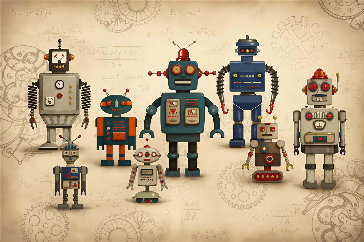Fotobehang Robots in de kinderkamer