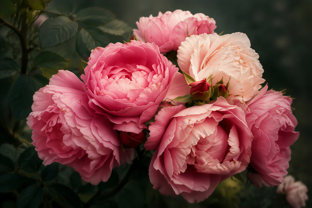 Fotobehang Roze, bloem en bloemblad