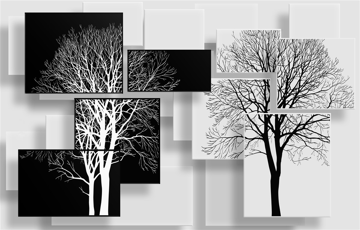 Fotobehang MODERNE BOMEN