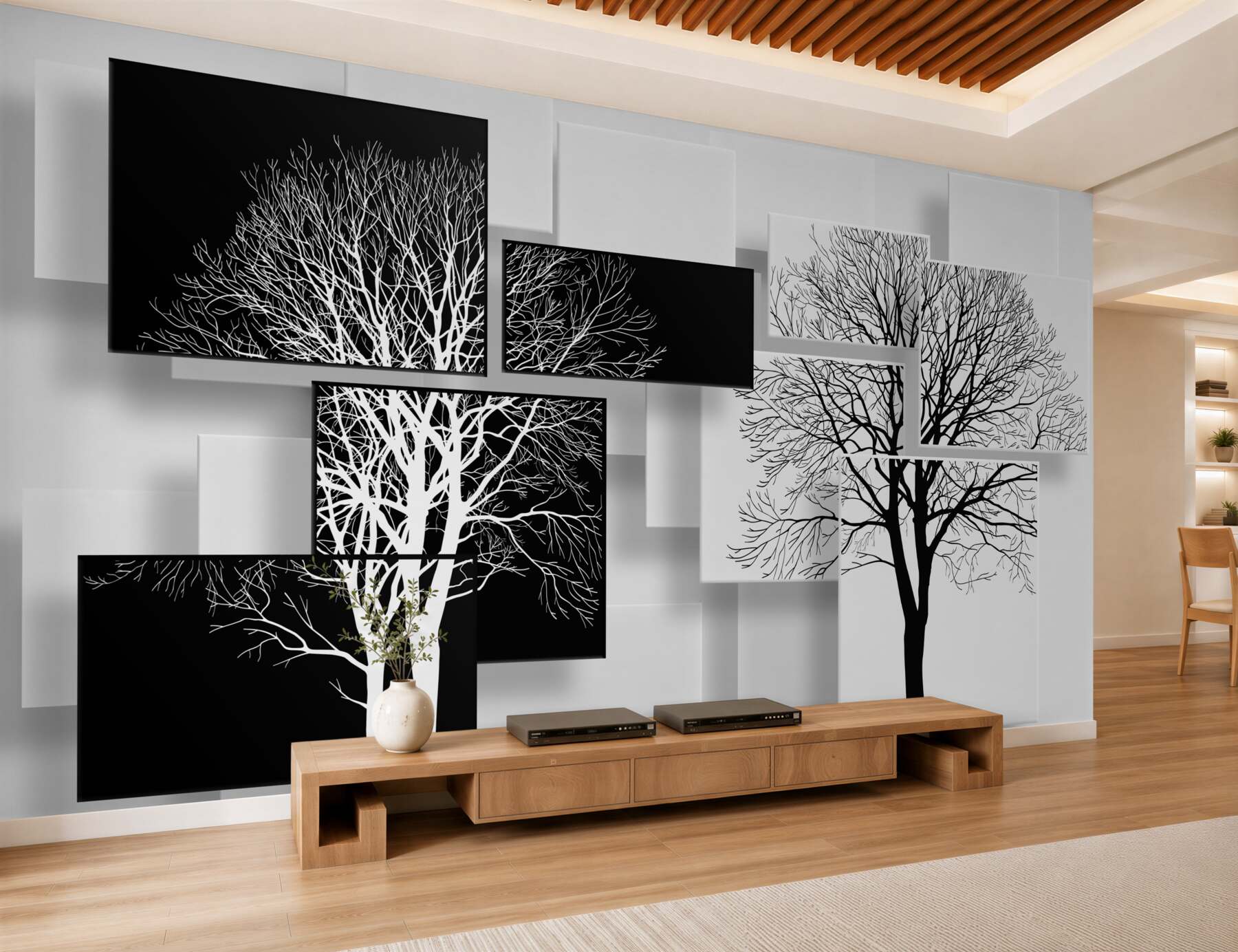 Fotobehang MODERNE BOMEN
