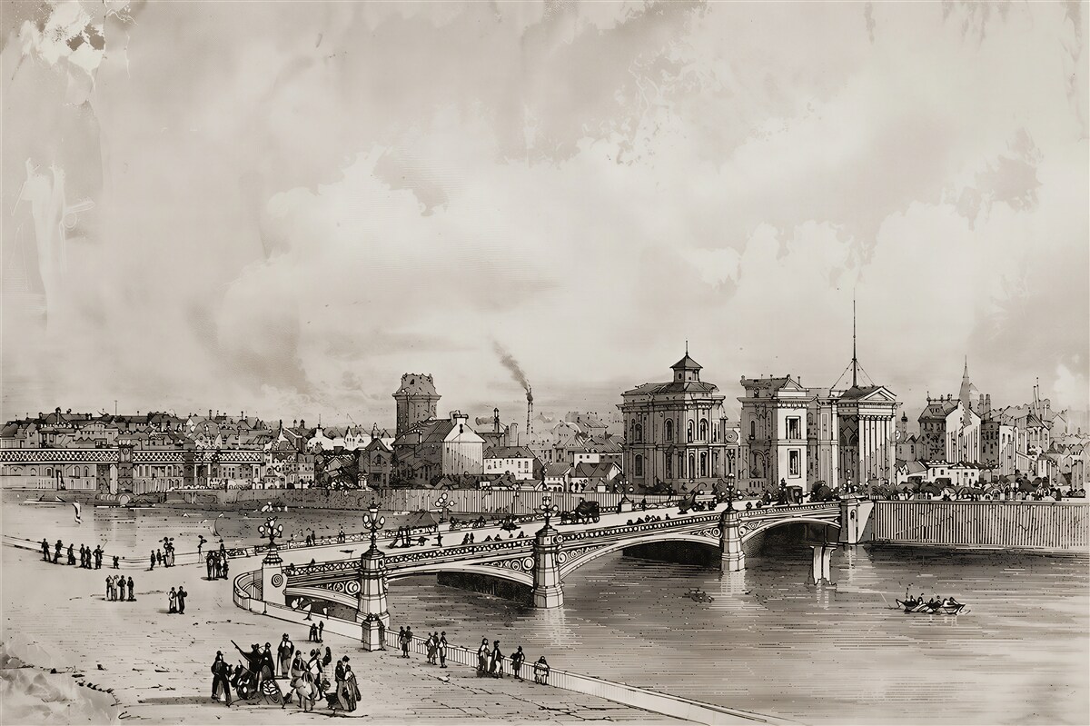 Fotobehang Architectuur van de oude stad