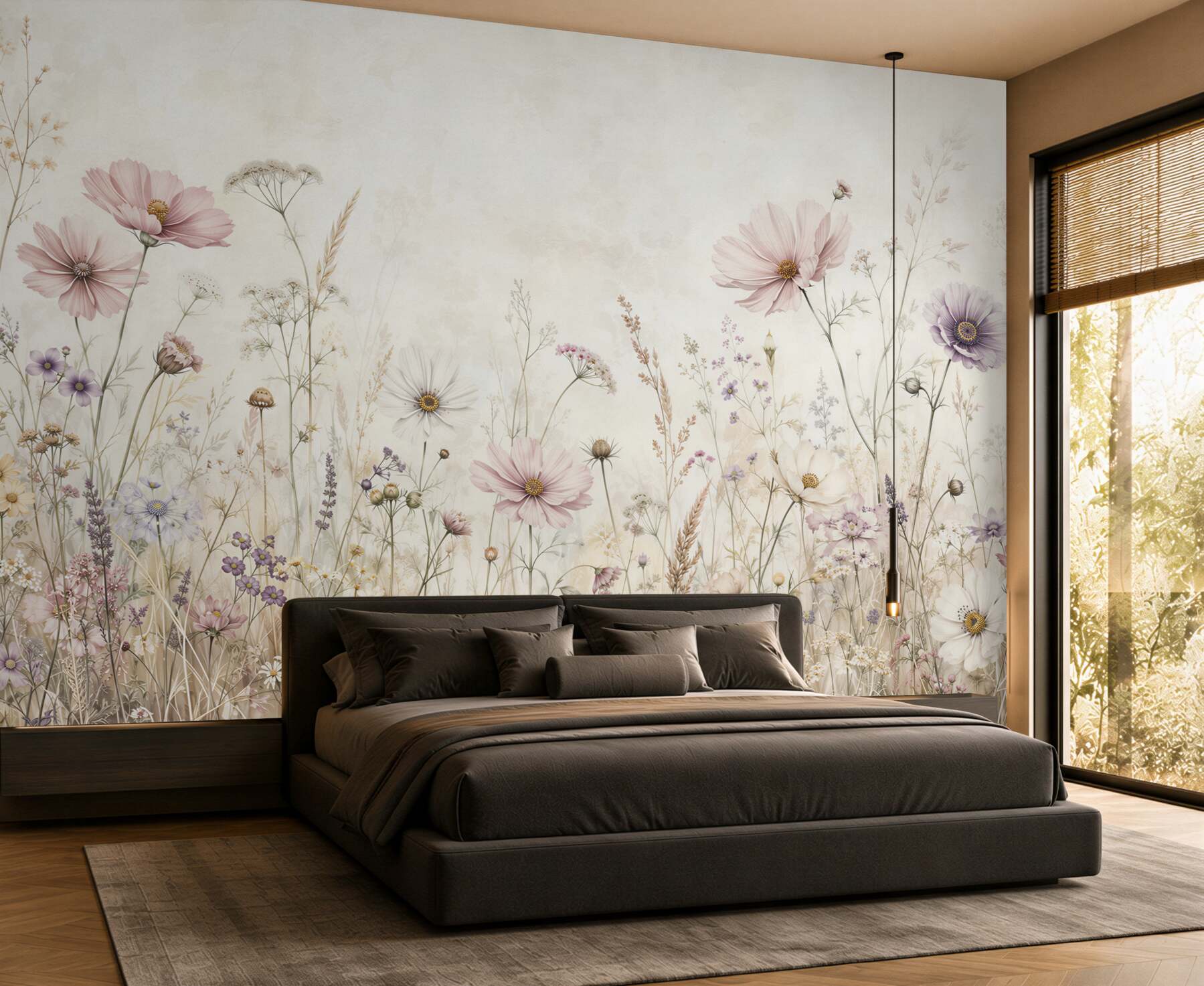 Fotobehang delicate bloemen voor elke muur